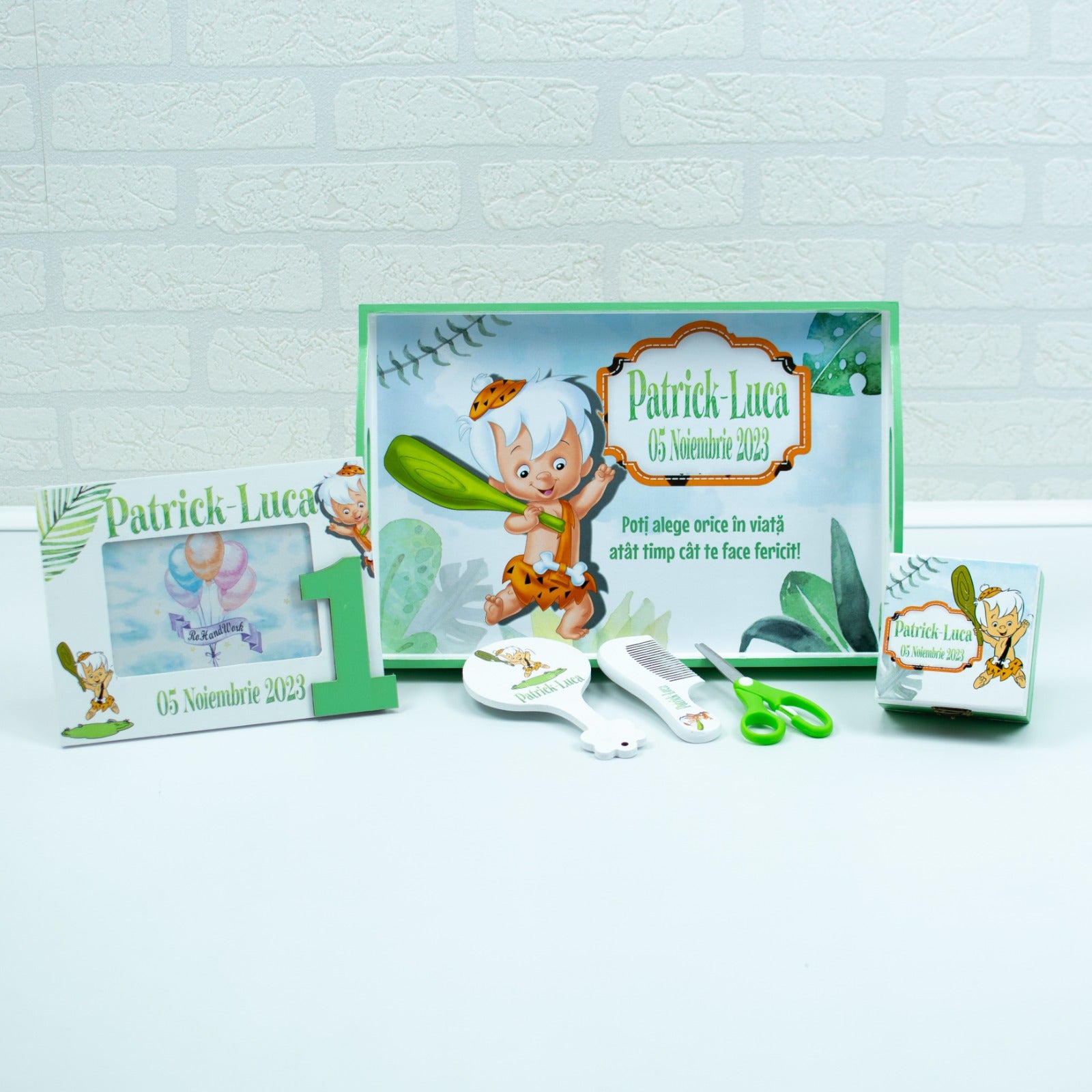 Set mot BamBam- set personalizat tava pentru taiere mot - RoHandWork