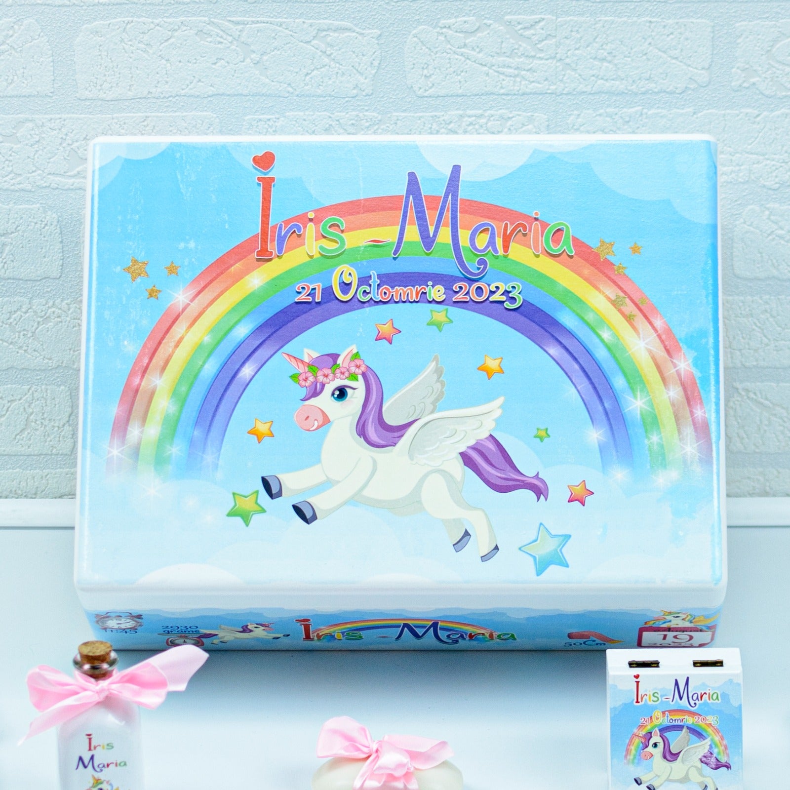 Set trusou botez Unicorn Vesel - RoHandWork