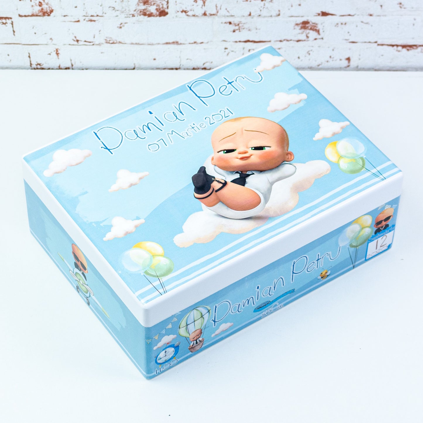 Set trusou botez Baby Boss Norisor - RoHandWork
