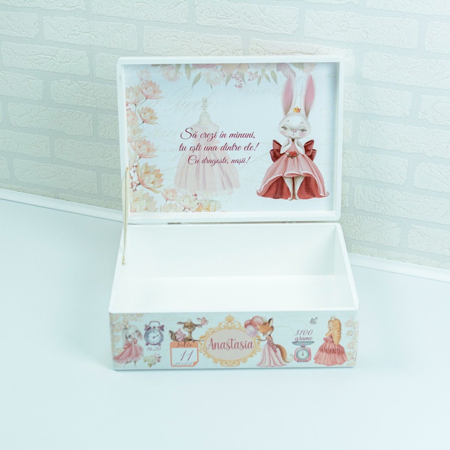 Cutie de amintiri Printesa delicata RoHandWork