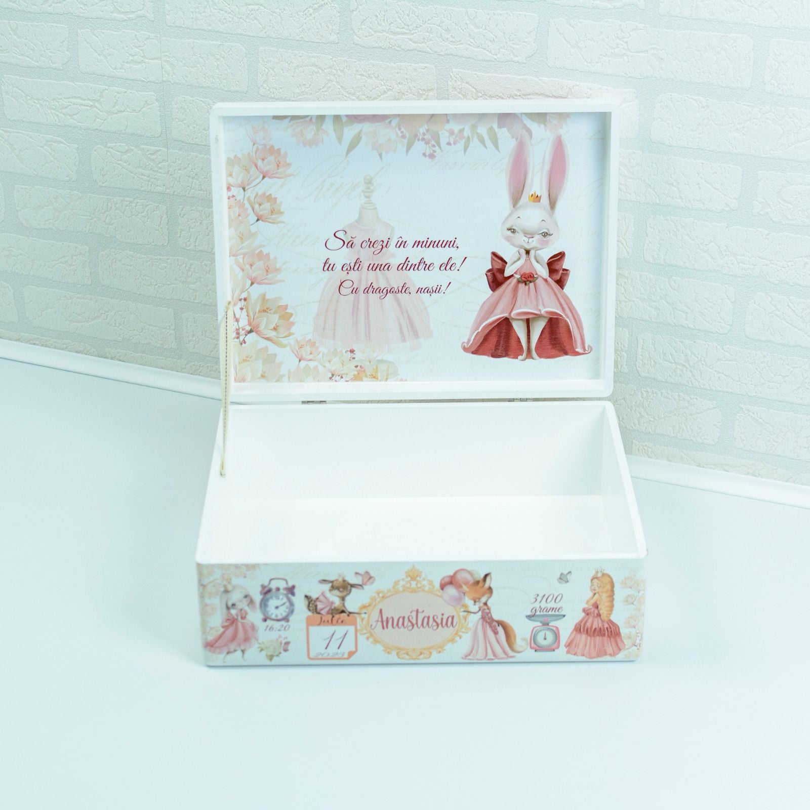 Cutie de amintiri Printesa delicata RoHandWork
