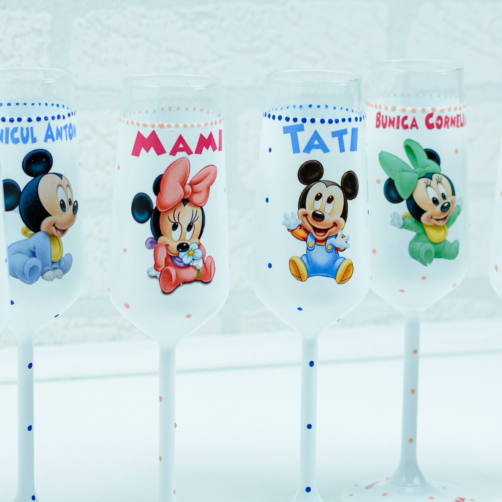Pahare botez Baby Minnie RoHandWork