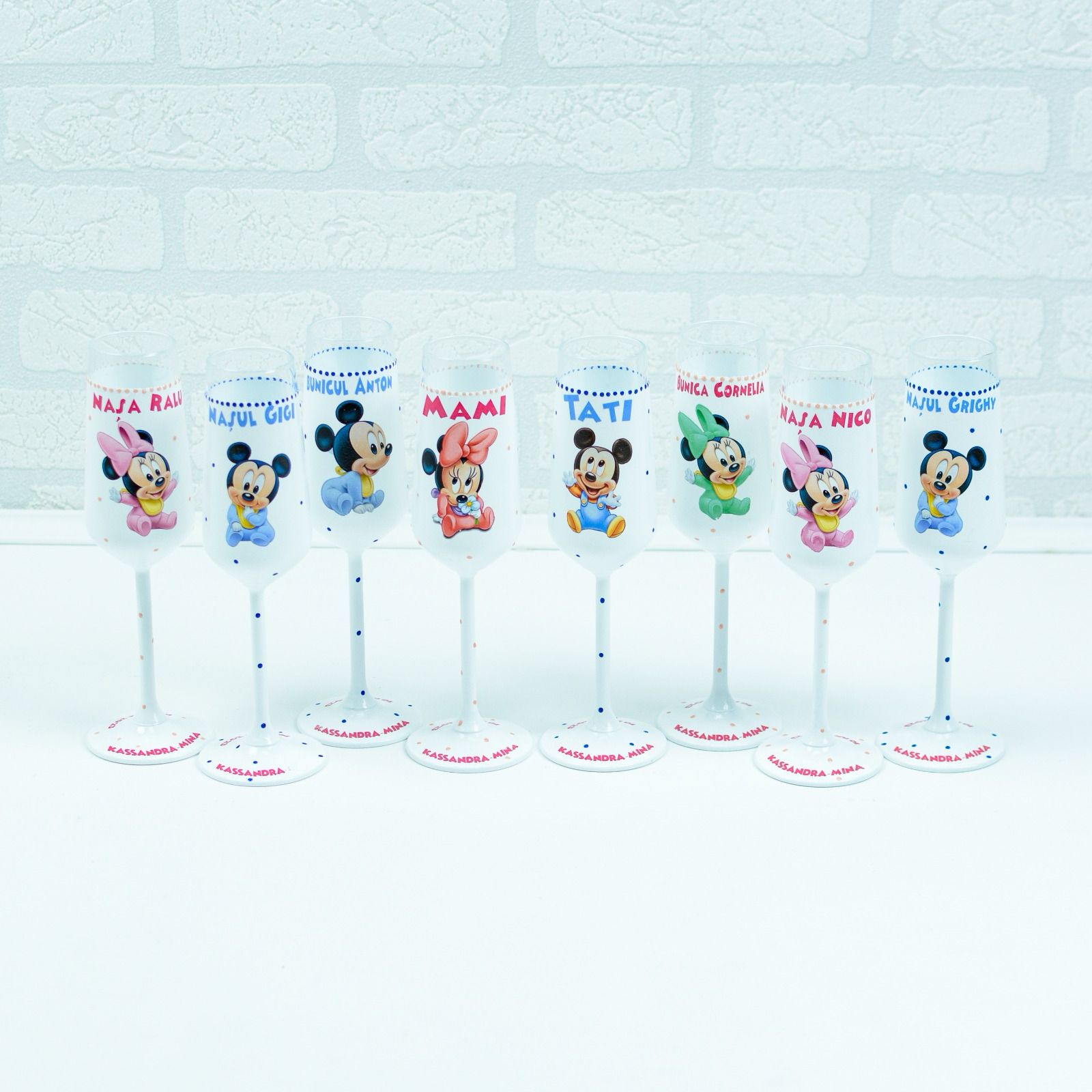 Pahare botez Baby Minnie RoHandWork
