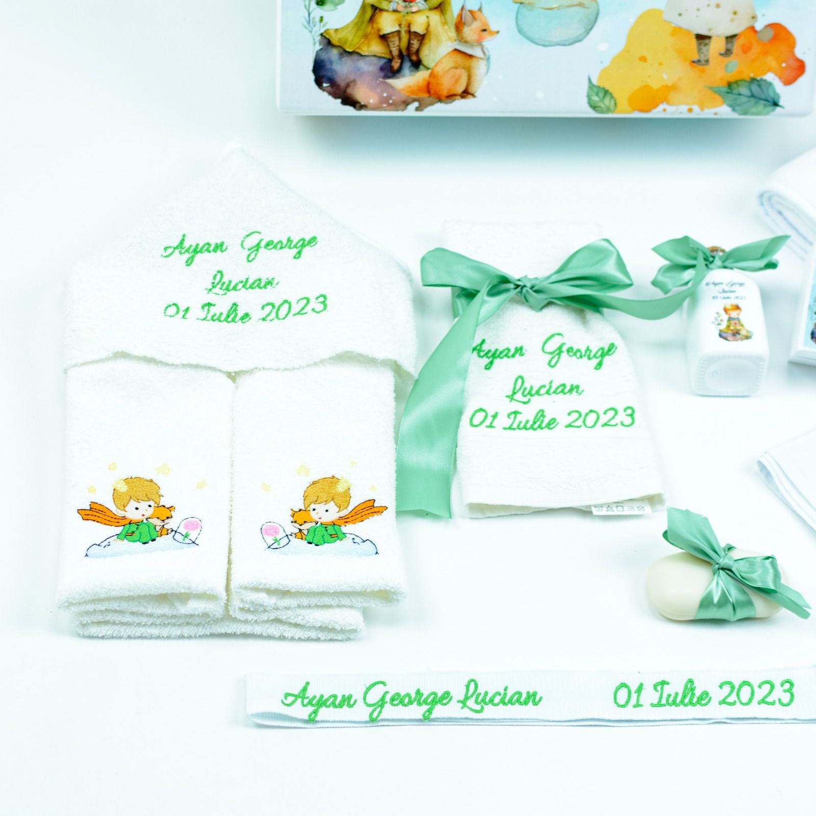 Set trusou botez Micul Print 3 - RoHandWork