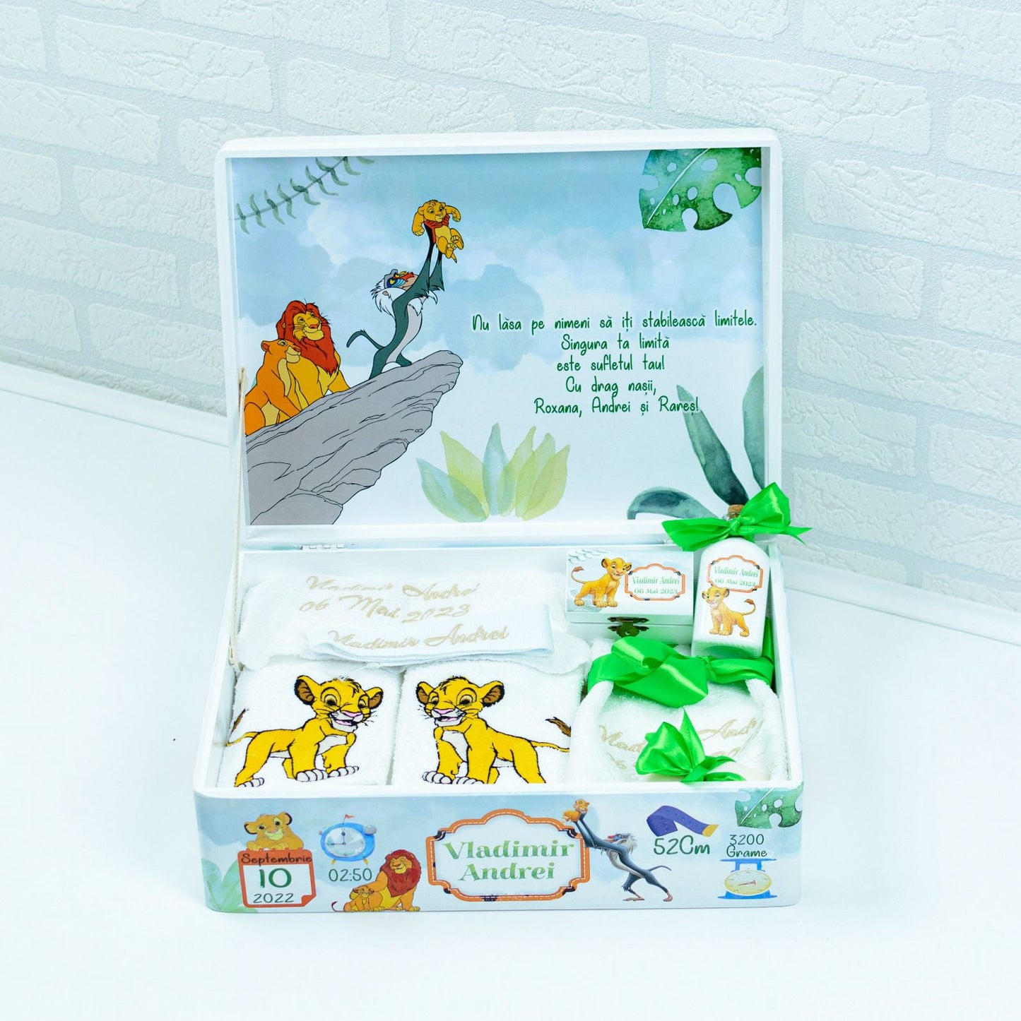 Set trusou botez Lion King Simba - RoHandWork