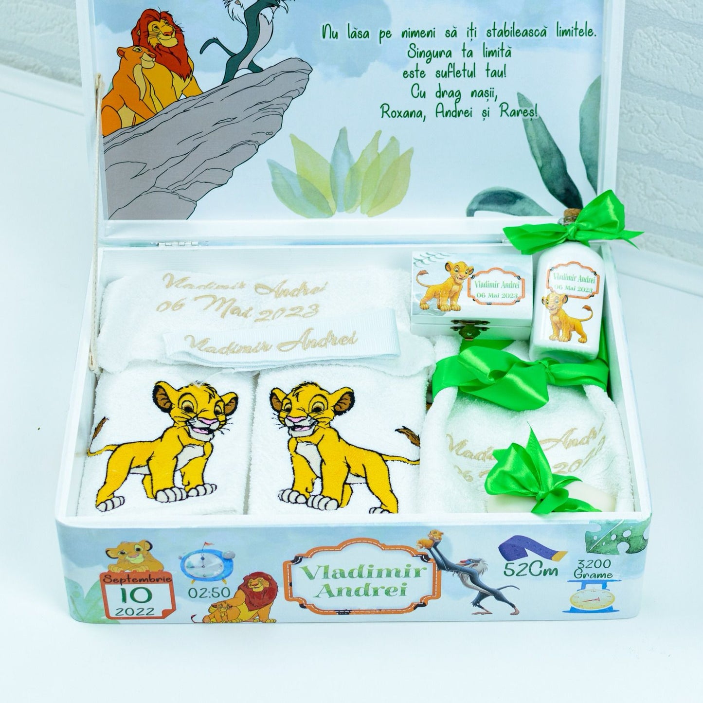 Set trusou botez Lion King Simba - RoHandWork