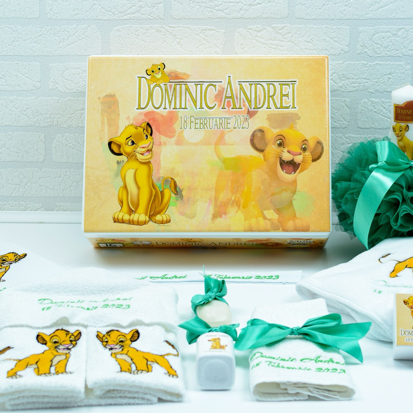 Set trusou botez Simba Lion King - RoHandWork