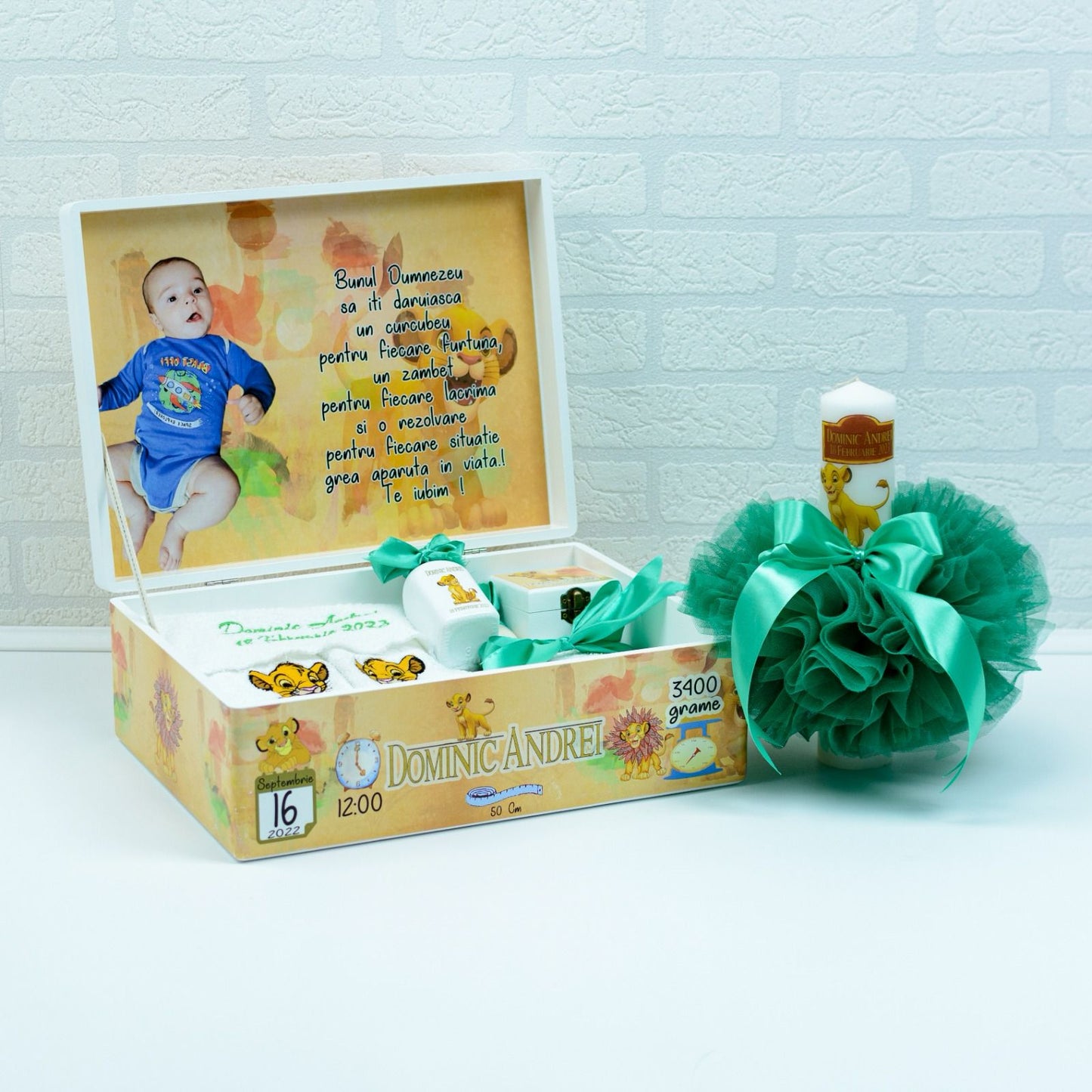 Set trusou botez Simba Lion King - RoHandWork