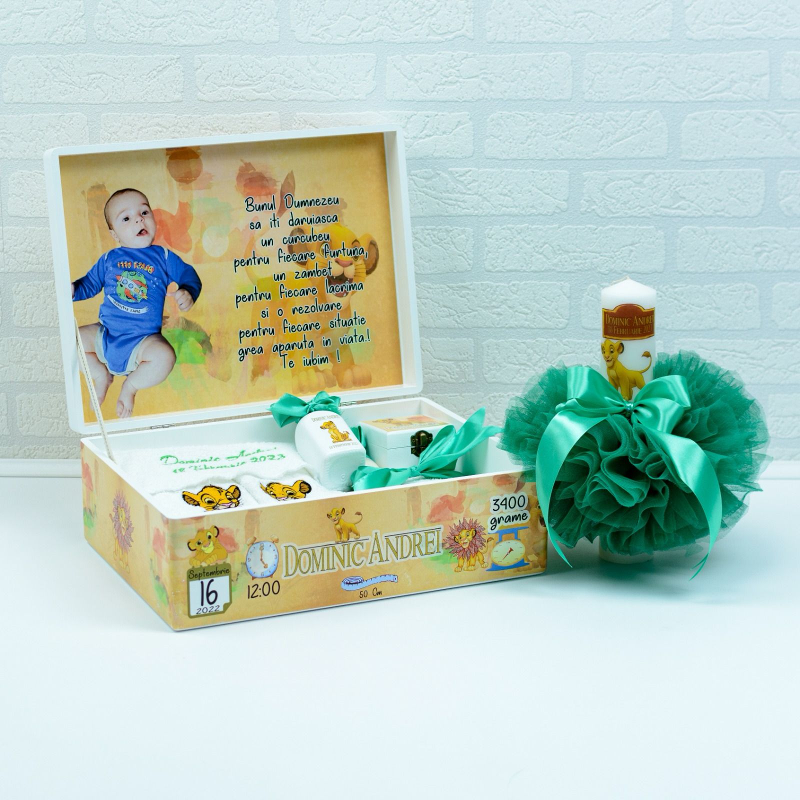 Set trusou botez Simba Lion King - RoHandWork