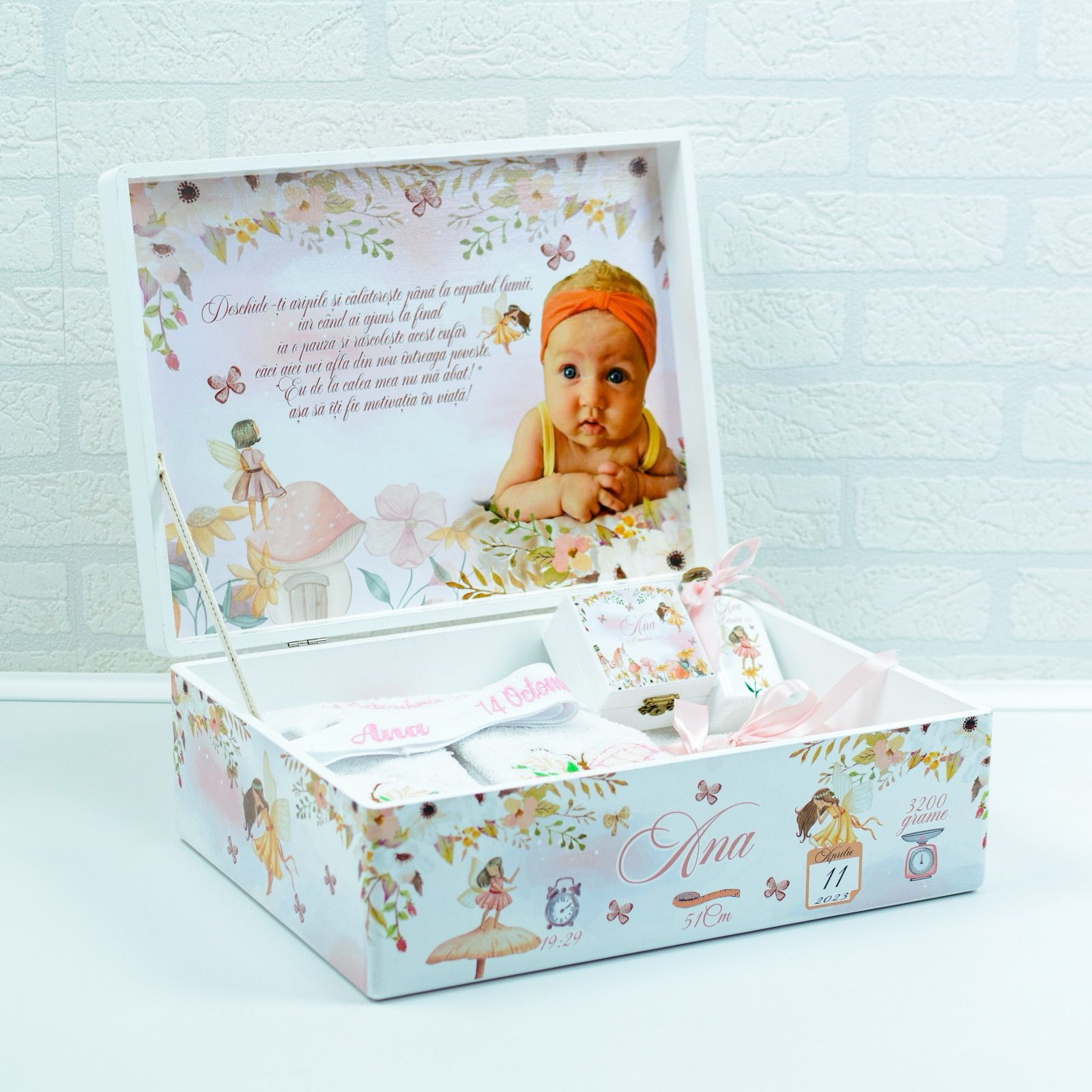 Set trusou botez Zane Gradina - RoHandWork