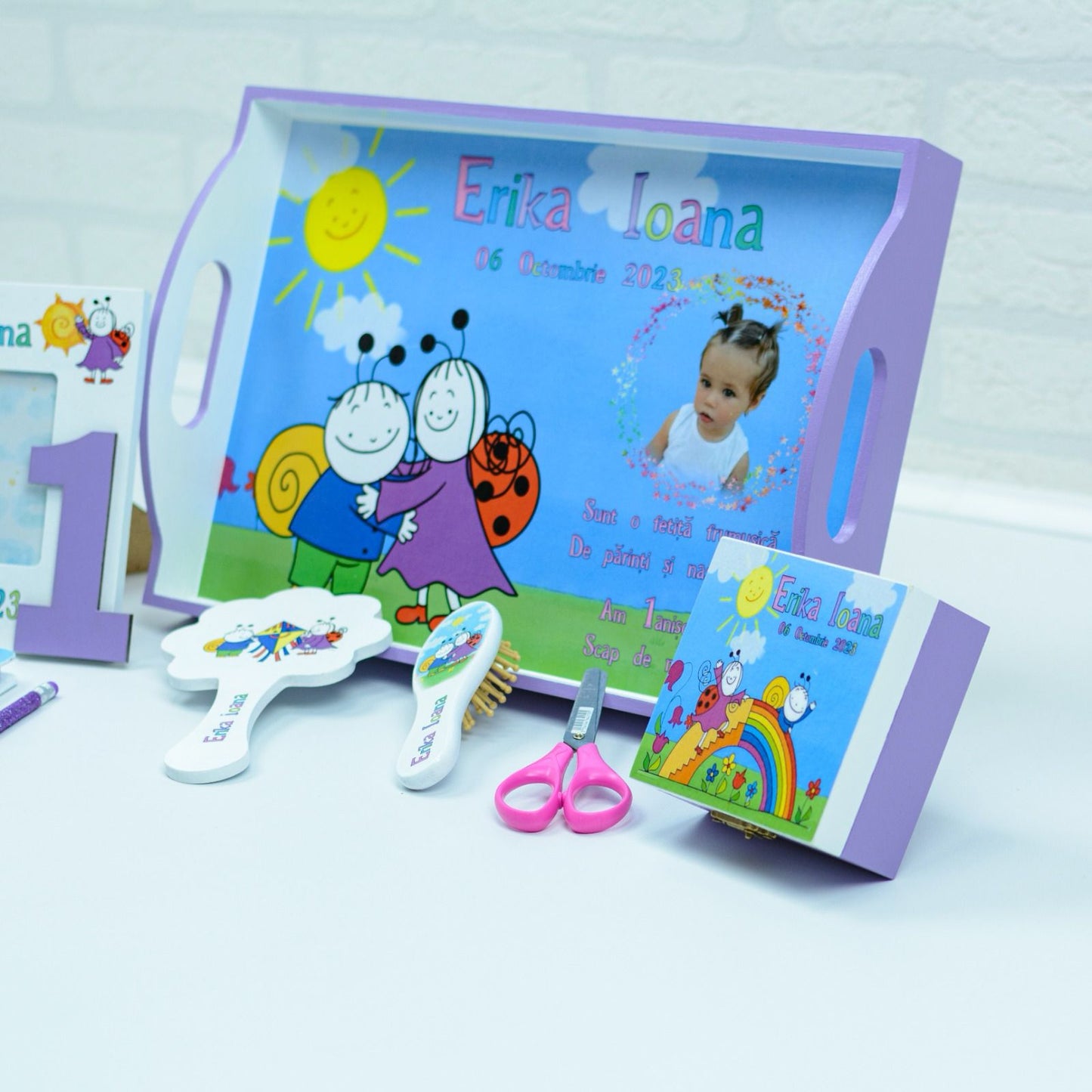 Set mot Bobita si Buburuza- set tava pentru taiere mot - RoHandWork