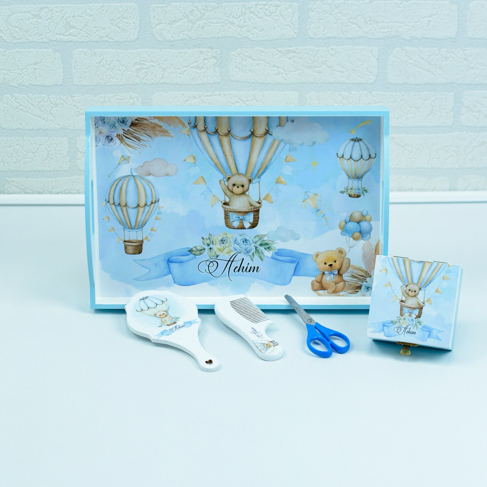 Set mot Ursulet delicat- set tava pentru taiere mot - RoHandWork