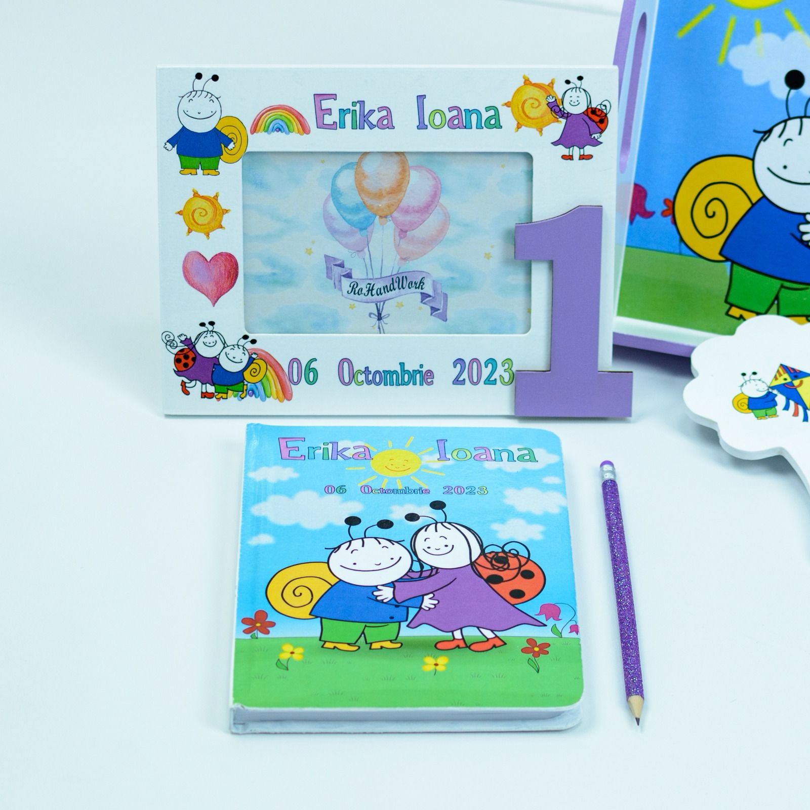 Set mot Bobita si Buburuza- set tava pentru taiere mot - RoHandWork