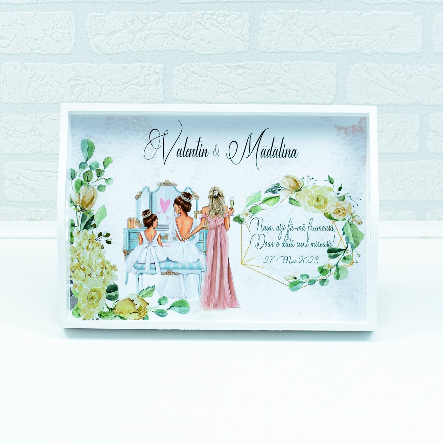 Set gatitul miresei mama si fiica1 RoHandWork