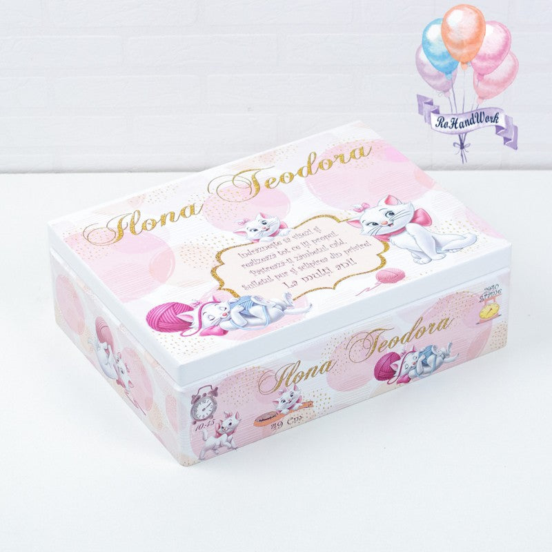 Set complet Mot Fetita cu Pisica Marie RoHandWork