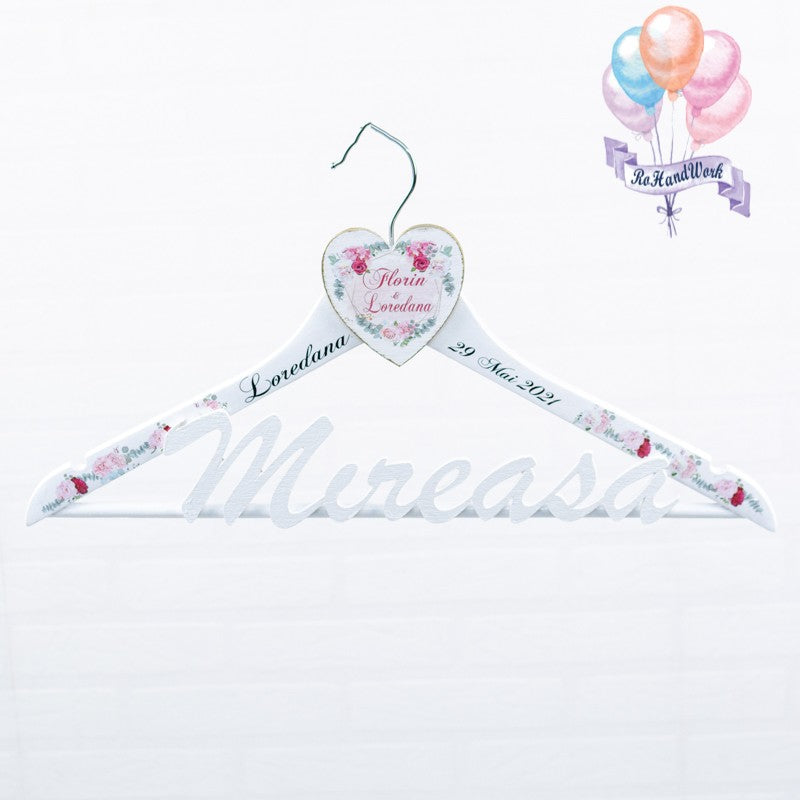 Set de 2 umerase nunta cu flori RoHandWork