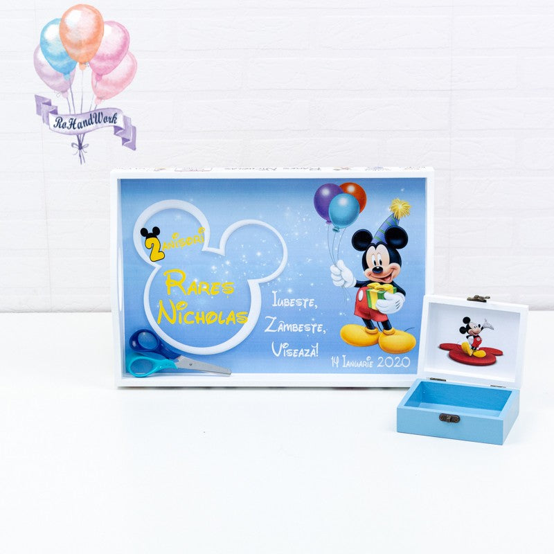 Set de mot Mickey Mouse cu Baloane RoHandWork