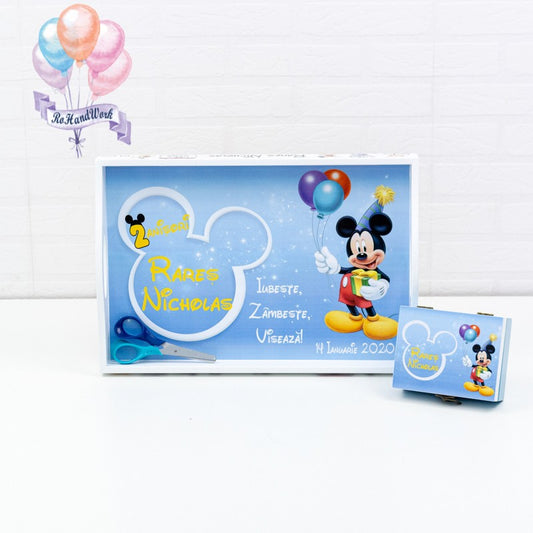 Set de mot Mickey Mouse cu Baloane RoHandWork