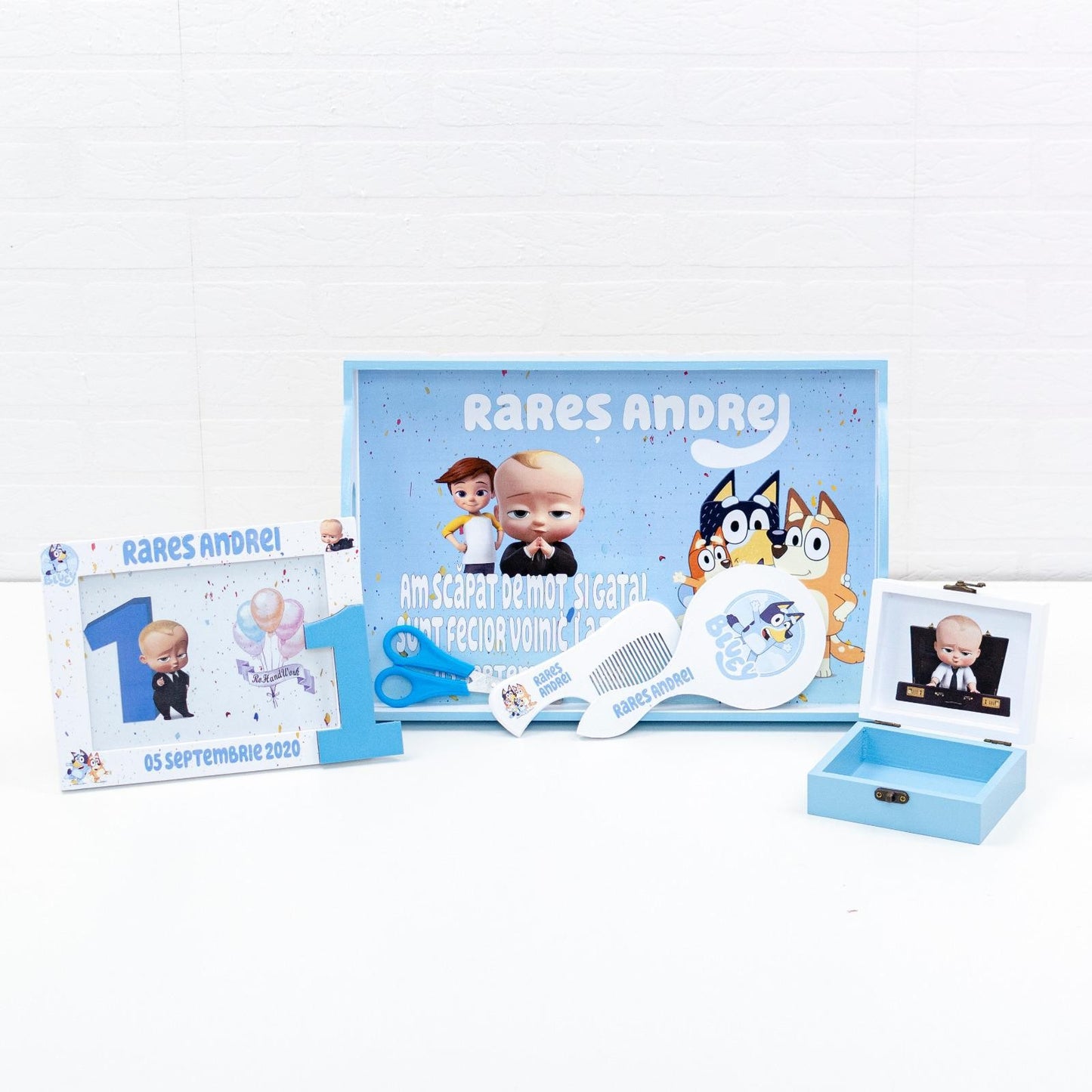 Set mot Blue & Baby Boss - RoHandWork