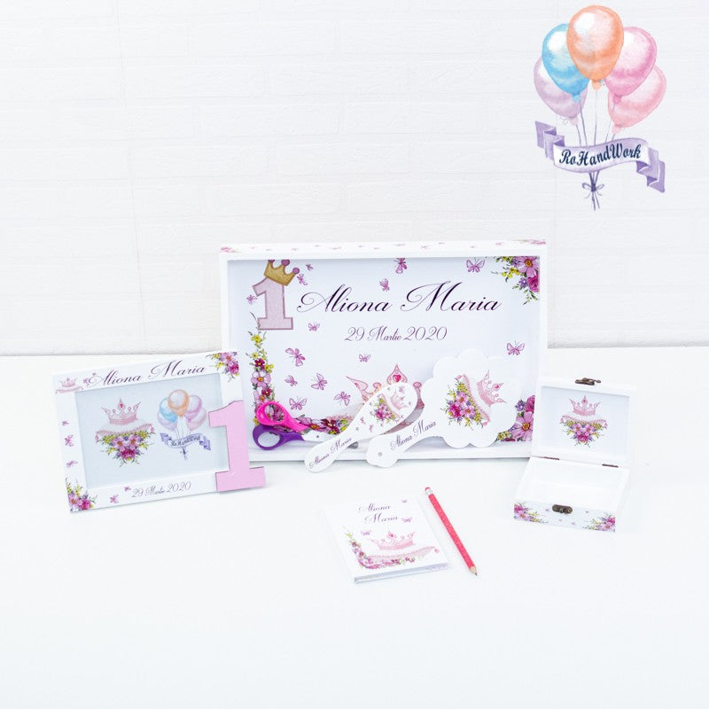 Set turta Coroana printesa-set tava pentru taiere mot - RoHandWork