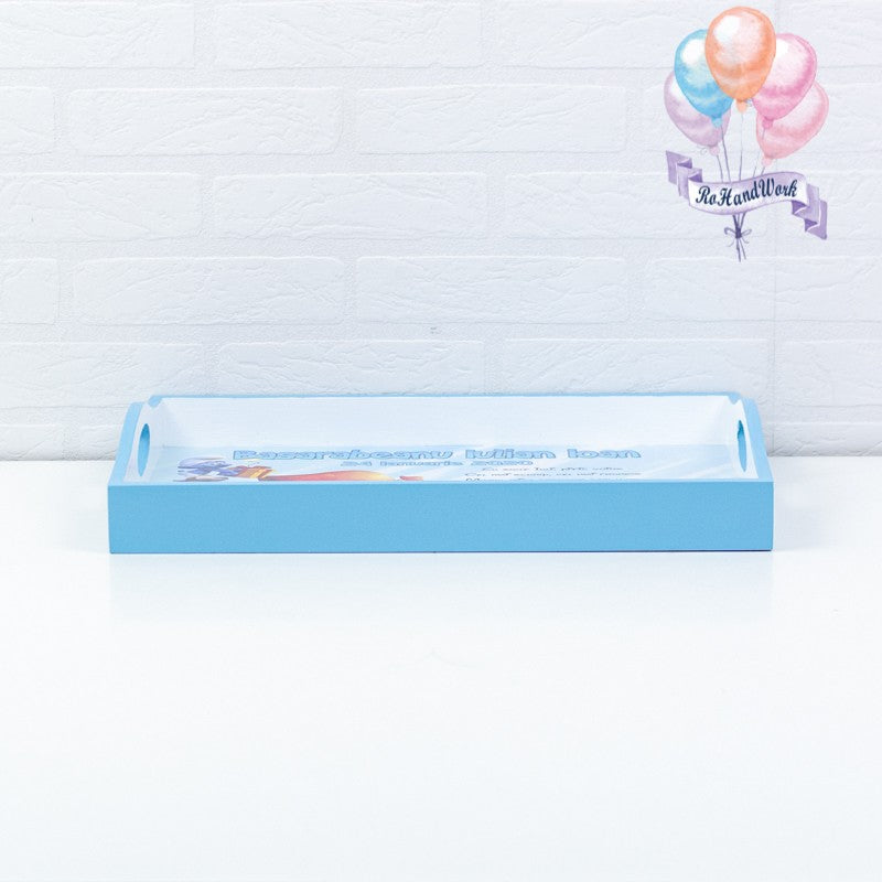 Set mot echipa de Strumfi albastru-set tava pentru taiere mot RoHandWork