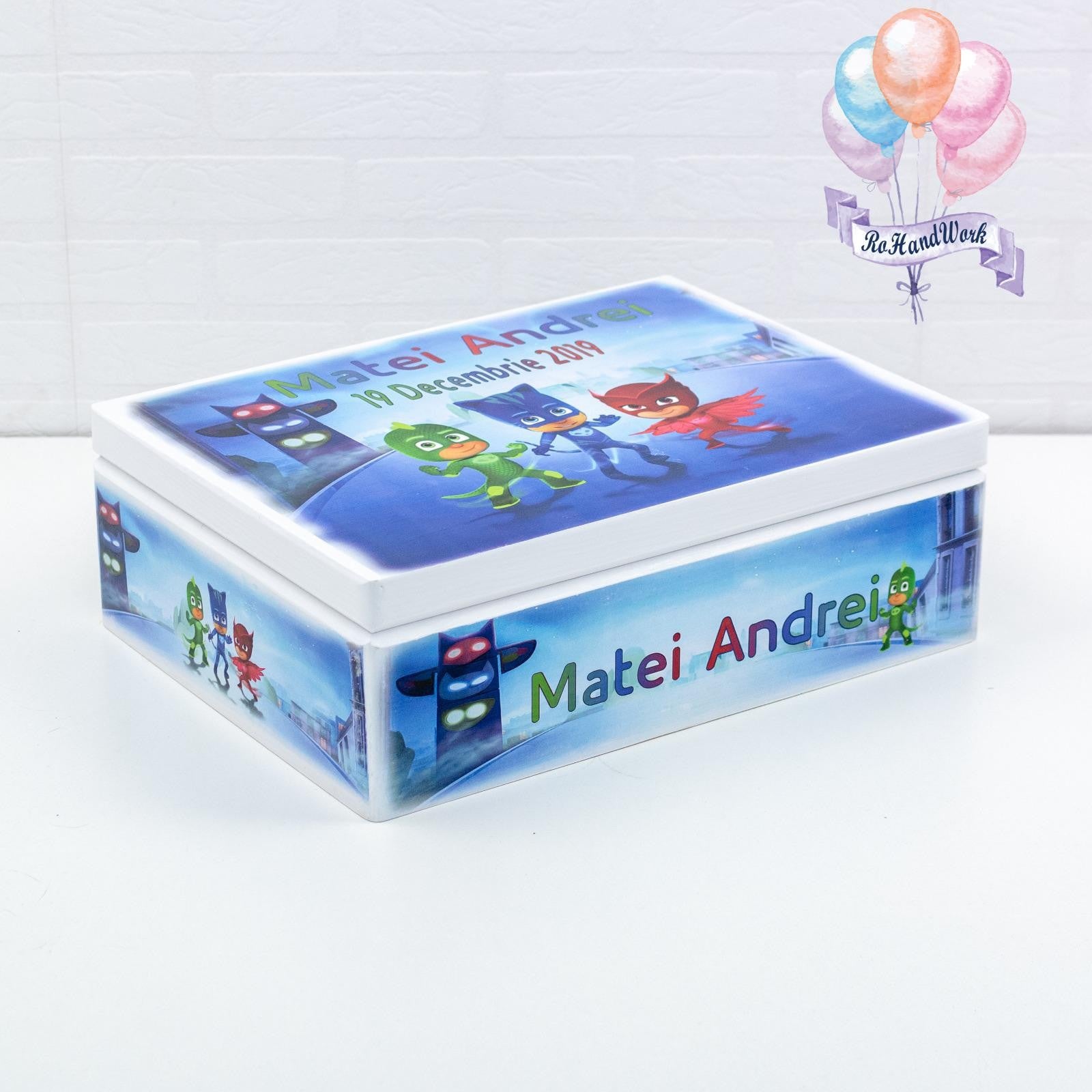 Setul de Mot cu Tema Eroi în Pijamale - RoHandWork