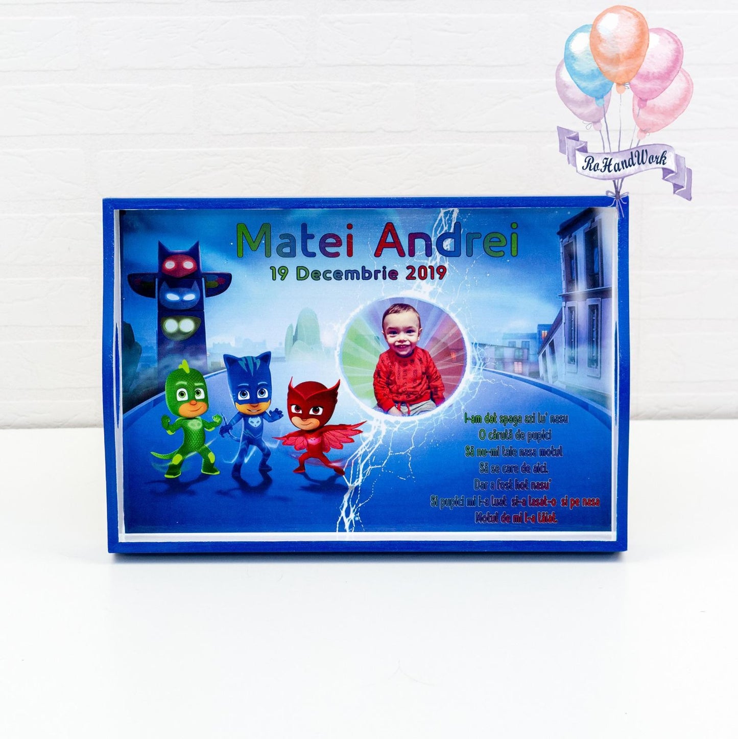 Setul de Mot cu Tema Eroi în Pijamale - RoHandWork