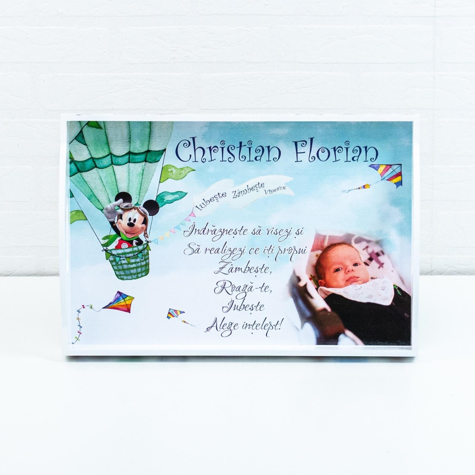 Set de mot Mickey Mouse Balon cu poza RoHandWork