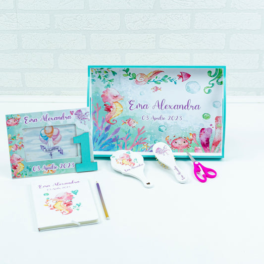 Celebrează tradiția cu un set personalizat pentru tăierea moțului!