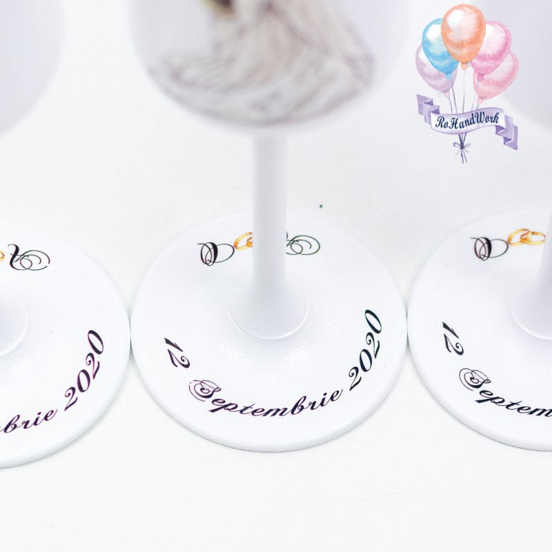 Set pahare Siluete 2 - RoHandWork