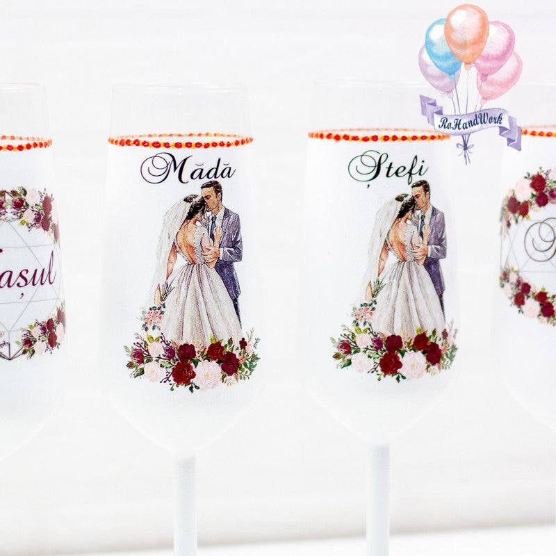 Set pahare Miri stilul vintage - RoHandWork