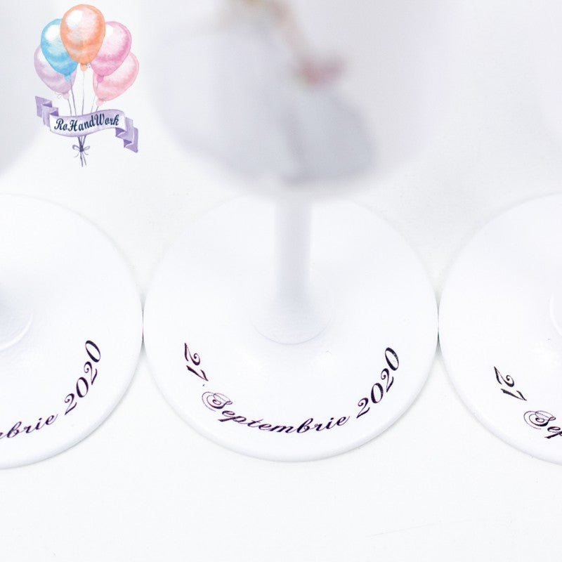 Set pahare Nunta 11 - RoHandWork