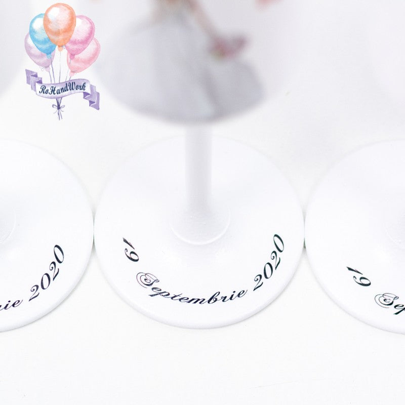 Set pahare Nunta 8 - RoHandWork