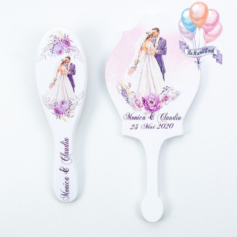 Set pentru gatitul miresei cu personaje - RoHandWork
