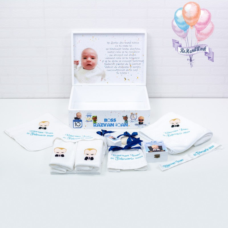 Set trusou Baby Boss servieta - RoHandWork