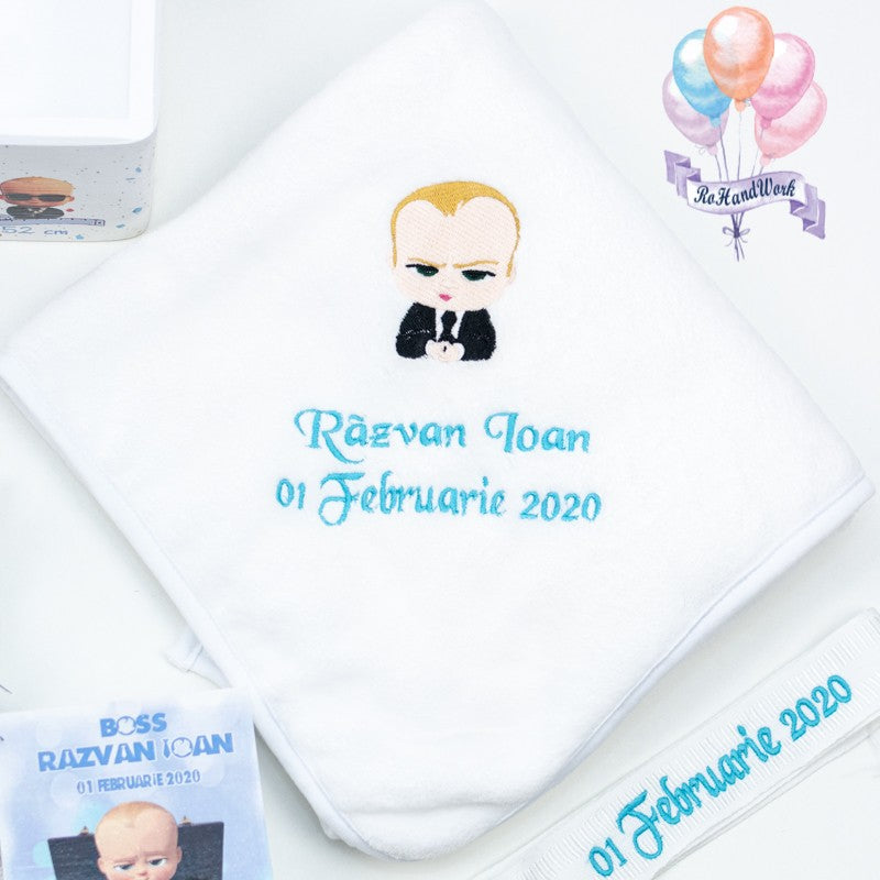 Set trusou Baby Boss servieta - RoHandWork