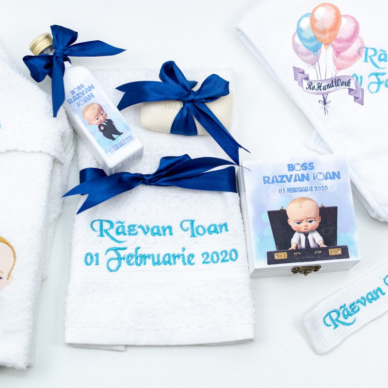 Set trusou Baby Boss servieta - RoHandWork