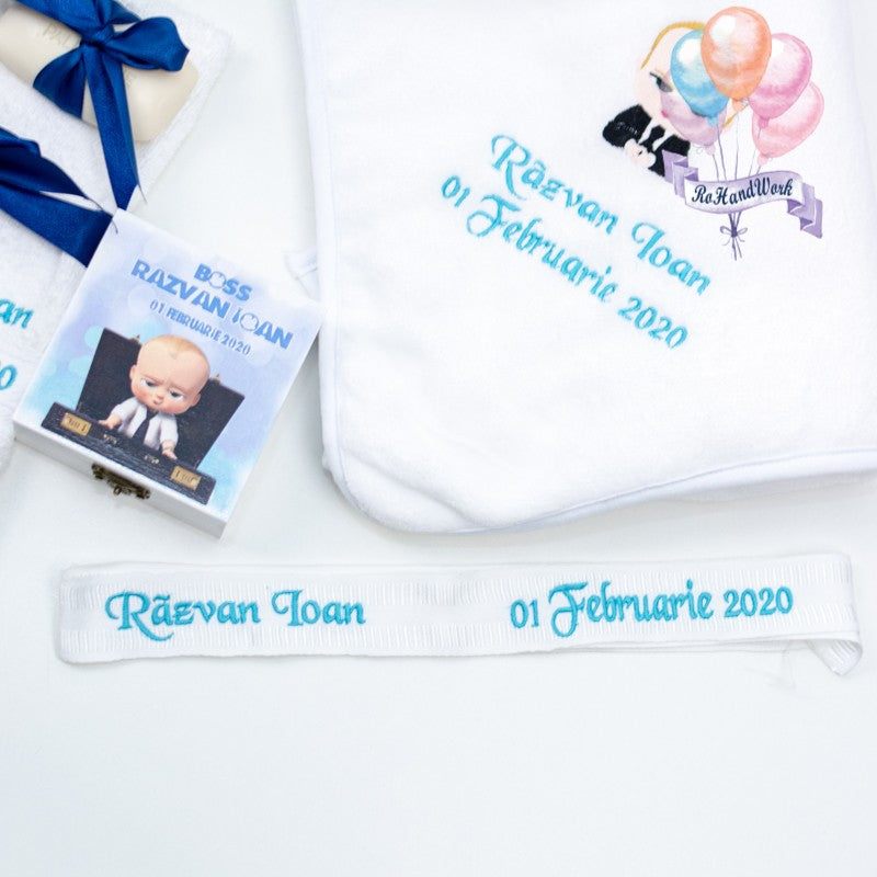 Set trusou Baby Boss servieta - RoHandWork