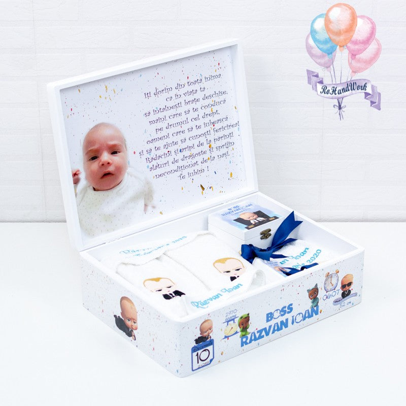 Set trusou Baby Boss servieta - RoHandWork
