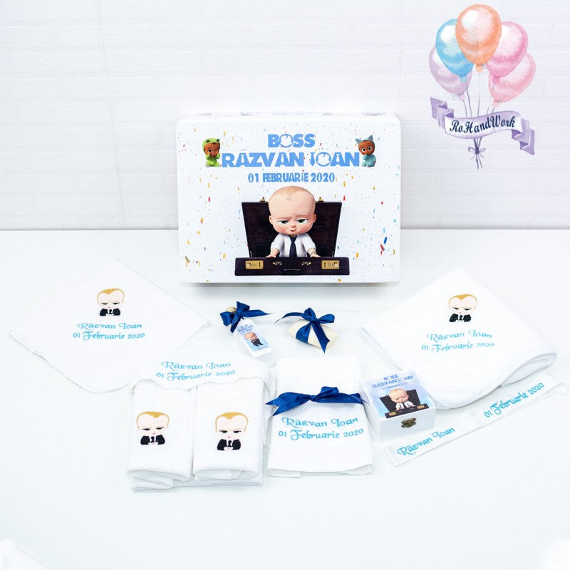 Set trusou Baby Boss servieta - RoHandWork