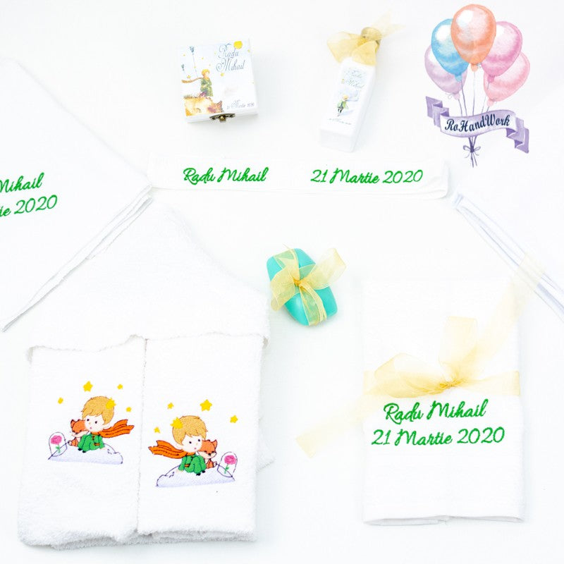 Set trusou botez Micul Print 1 - RoHandWork