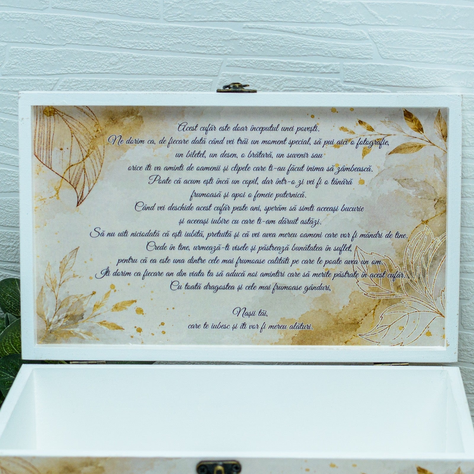 Cutie Amintiri personalizata medie RoHandWork