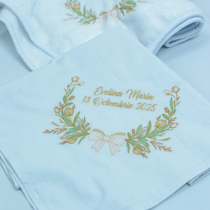 Set trusou botez Delicat Fetiță RoHandWork
