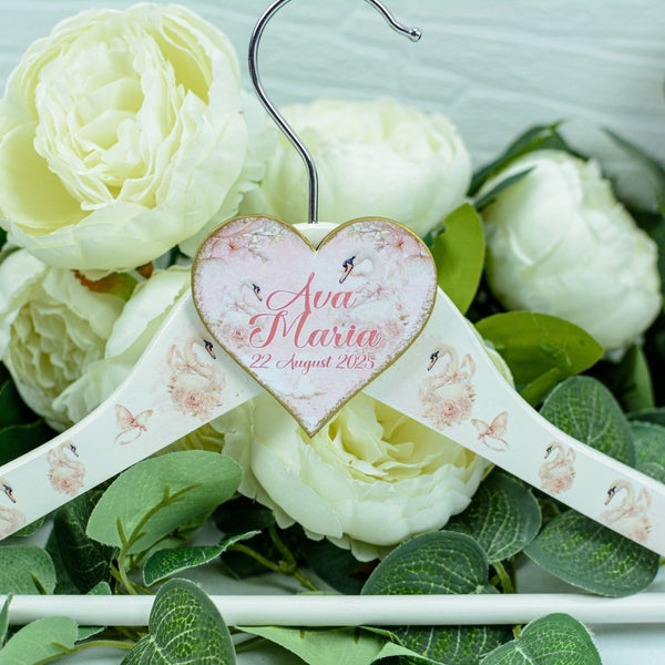 Umeras copil botez personalizat lebădă RoHandWork