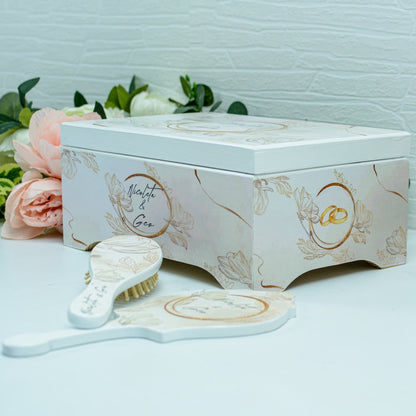 Cutie Amintiri medie Nunta cu magnolii RoHandWork