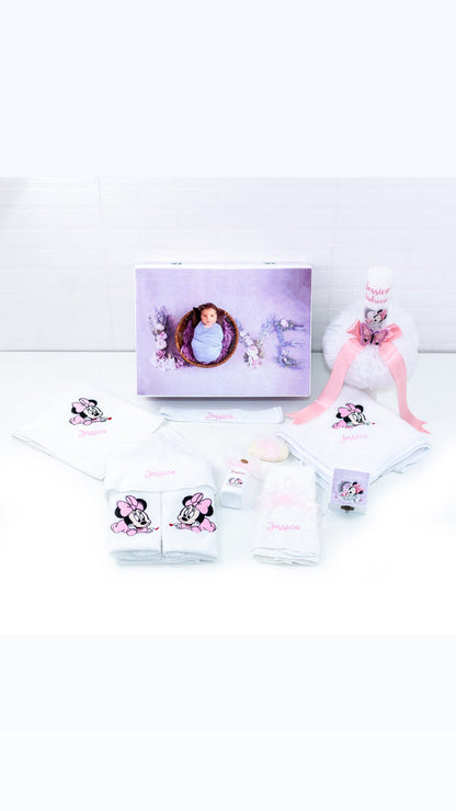 Set trusou botez Baby Minnie 3 RoHandWork