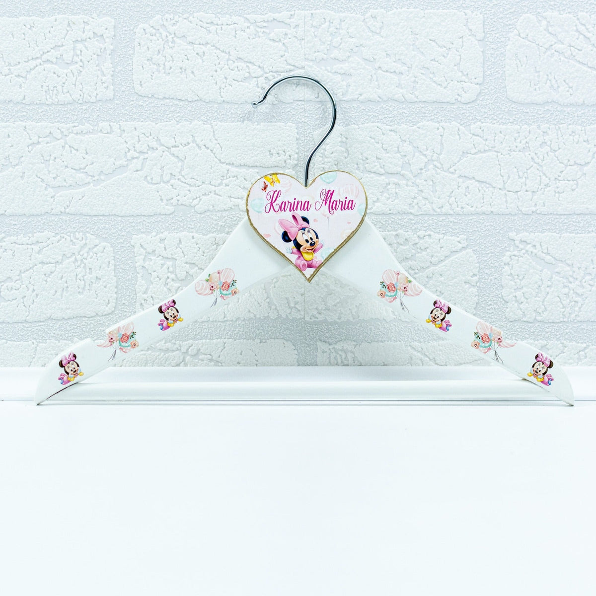 Umeras copil botez personalizat Minnie RoHandWork