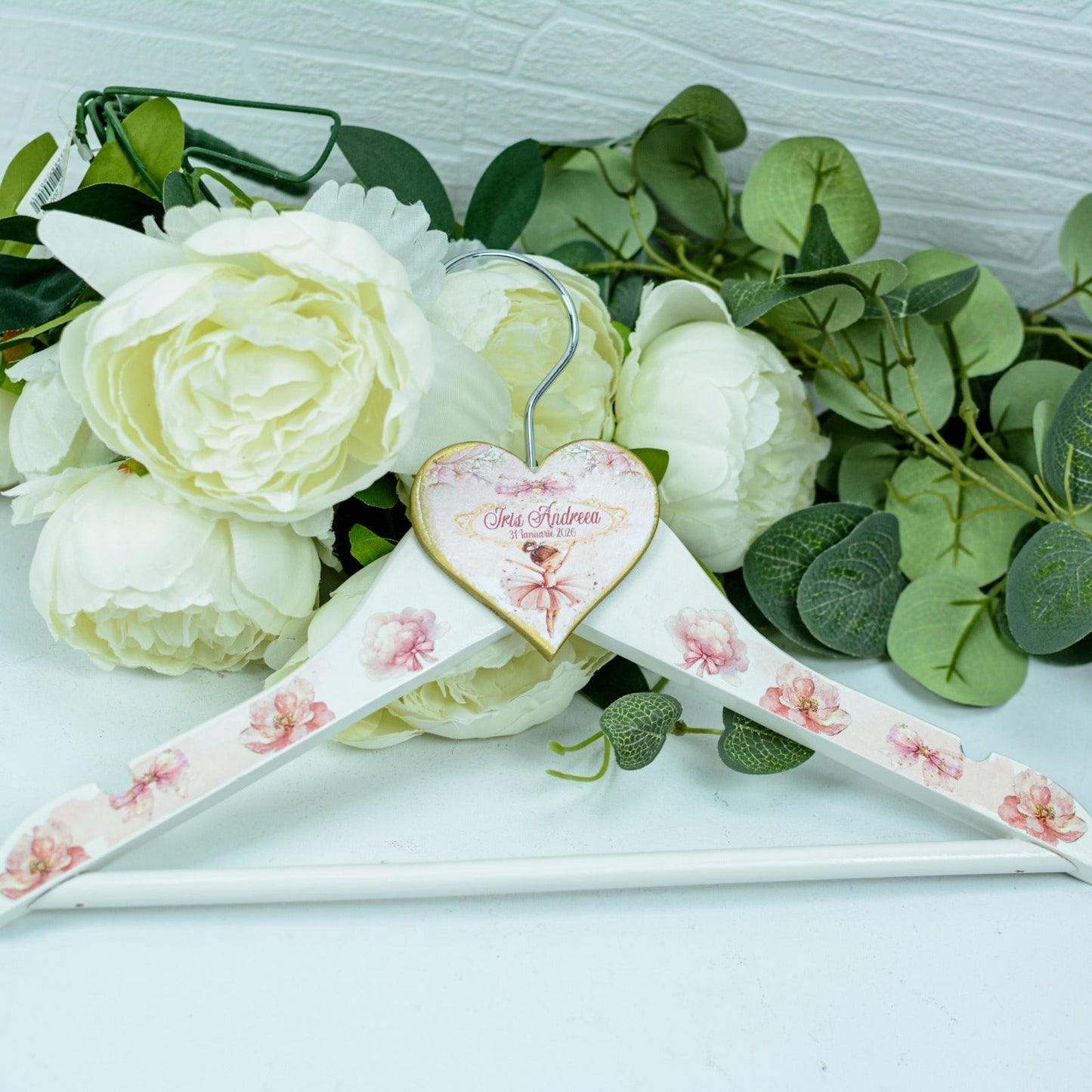 Umeras copil botez personalizat balerina 3 RoHandWork