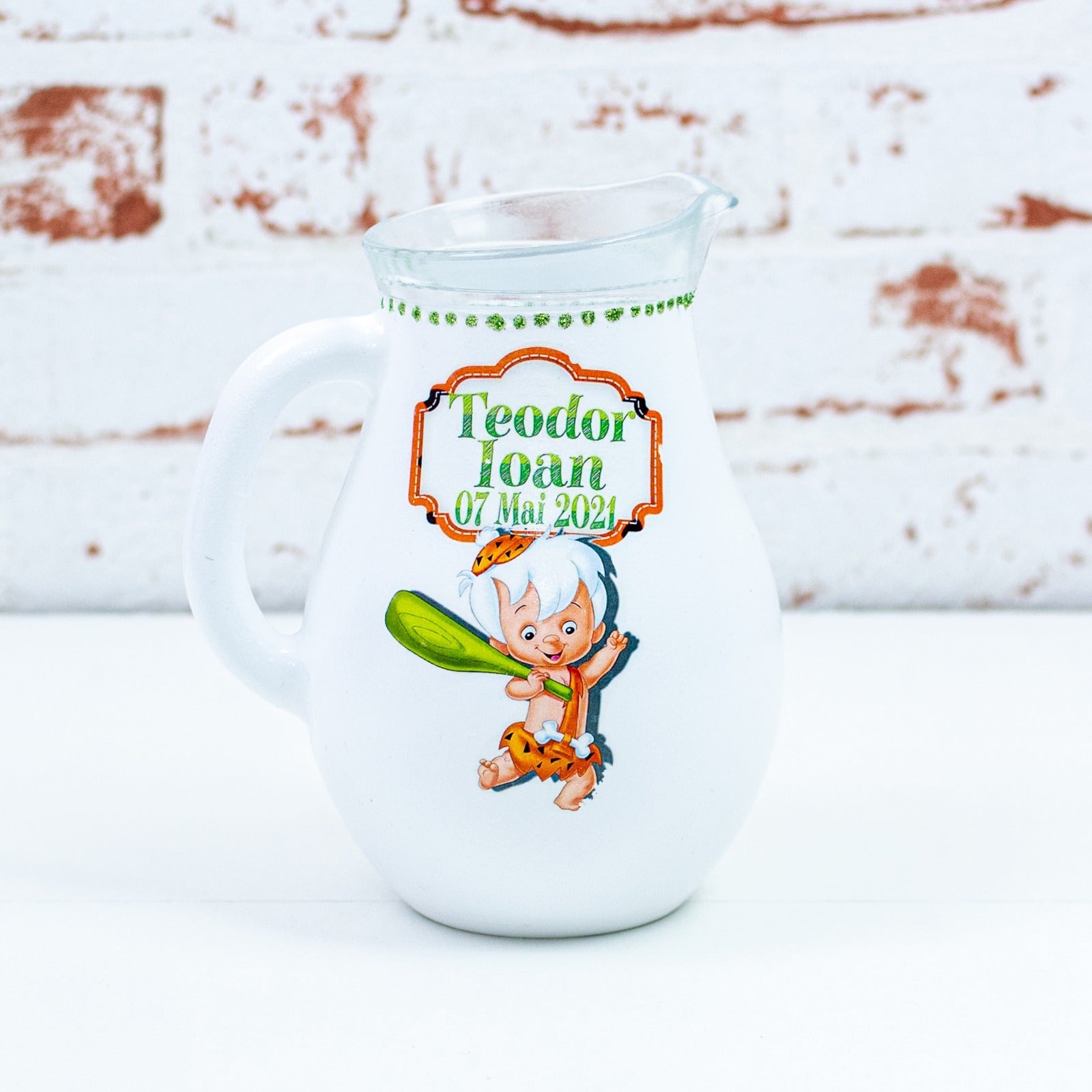 Carafa botez - Canta de botez BamBam RoHandWork