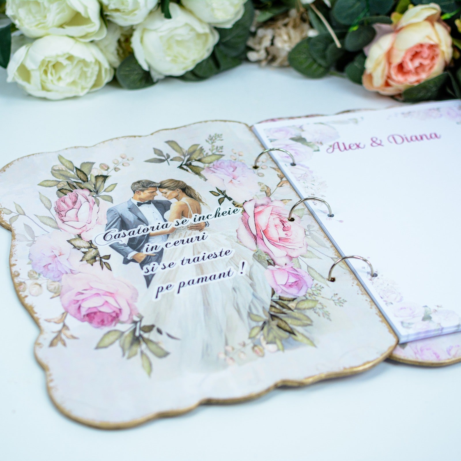 Guestbook Personalizat de Nunta Miri RoHandWork